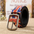 New Fashion Cowhide Split Leather Miss and Men Belt with Alloy Buckle